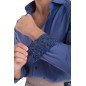 Pepero Jeans feather shirt